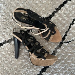 Donald Pliner Peace Heels Size 7